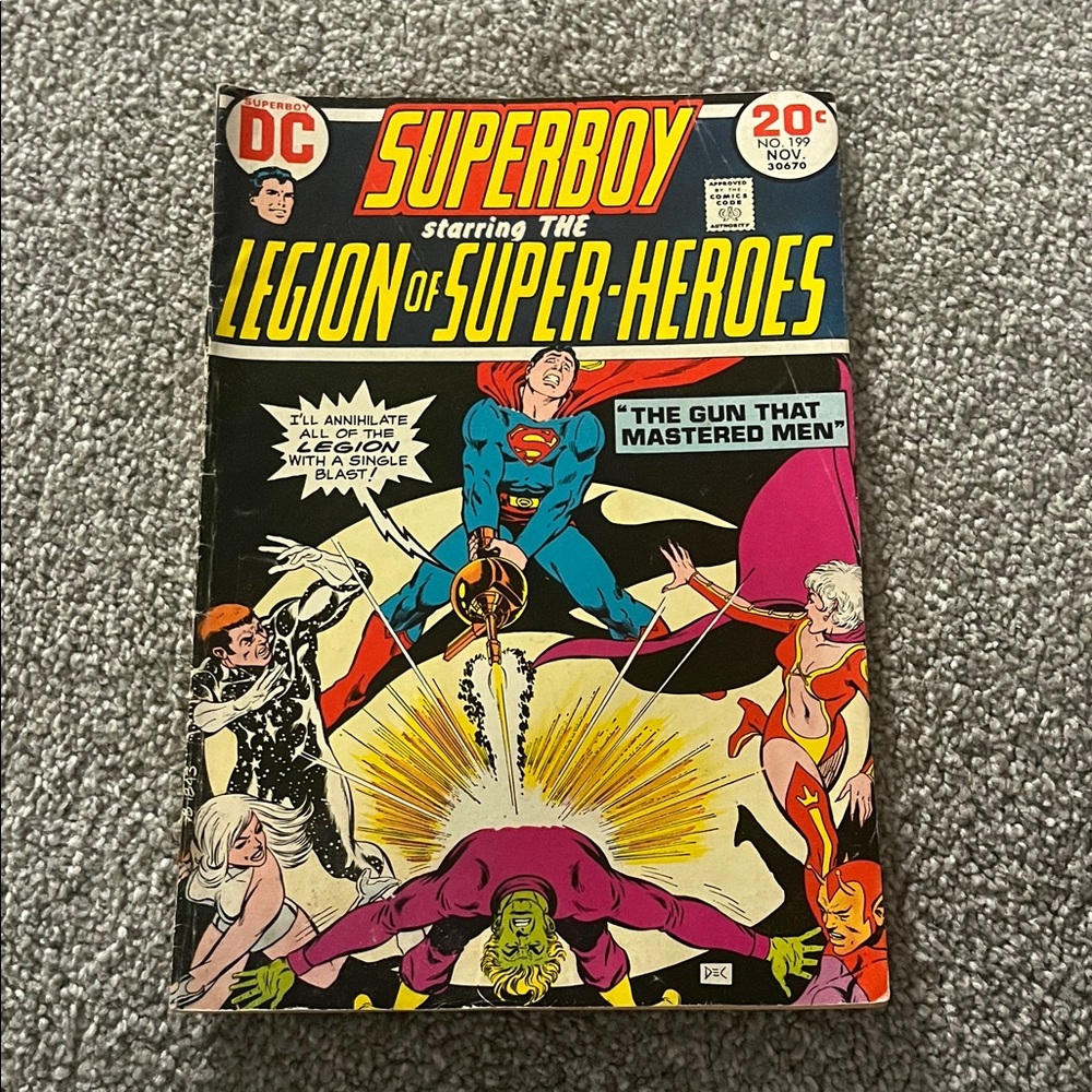 DC Superboy Comic with Vibrant Colors